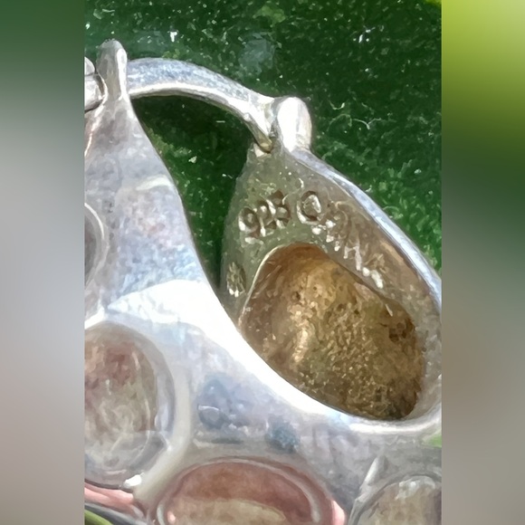 Real 925 Sterling Silver huggie style hoop earrings - Picture 6 of 6